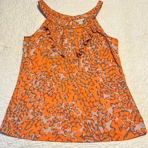 Banana Republic Ruffled / Braided Top Tank. Size Medium. No flaws!